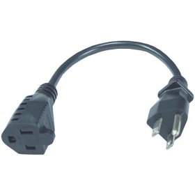 10FT EXTENSION POWER CABLE 3PIN MALE TO FEMALE