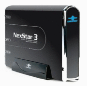 VANTEC NEXSTAR3 3.5" USB2.0&FIREWIRE BLACK HARD DRIVE ENCLOSURE