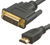 HDMI TO DVI HDTV CABLE 15FT S-LINK MALE TO MALE