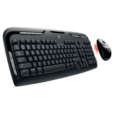 LOGITECH CORDLESS DESKTOP EX110 KEYBOARD AND MOUSE COMBO
