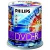 PHILIPS 100PCs 16X DVD-R CAKEBOX